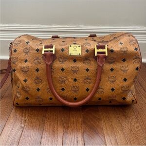 Vintage MCM Vistetos Small Duffle Bag